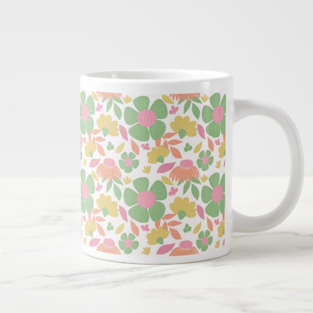 Caneca De Café Grande Prado de verão doce (Direita)