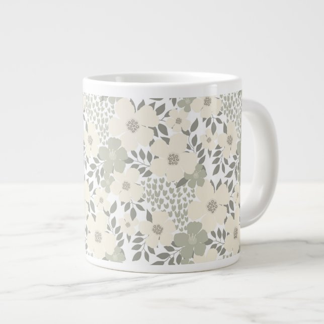 Caneca De Café Grande Prado tranquilo (Frente Esquerda)