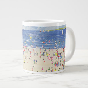 Caneca De Café Grande Praia da nuvem
