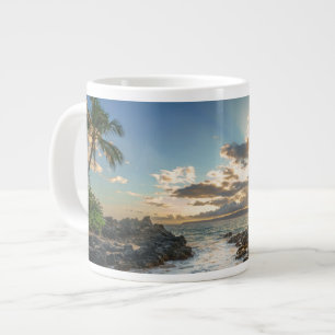 Caneca De Café Grande Praia de Makena  Makena Cove
