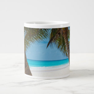 Caneca De Café Grande Praia do Paraíso Tropical Perfeita
