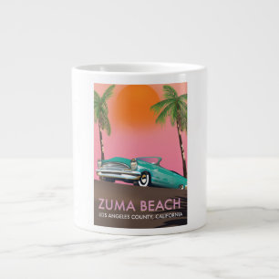 Caneca De Café Grande Praia Zuma Condado de Los Angeles Califórnia