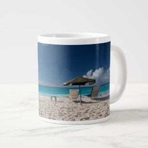 Caneca De Café Grande Praias Tropicais   Sandy Beach, Anguilla