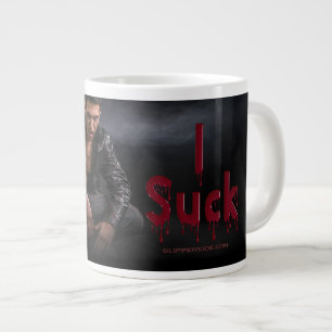 Caneca De Café Grande Presas da figura vampírica pálida de Halloween do