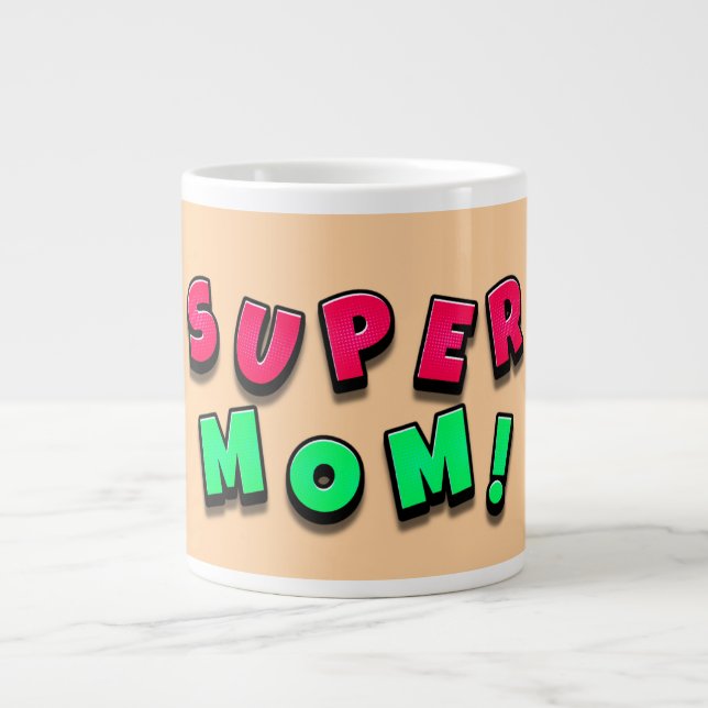 Caneca De Café Grande Presente Adorável para o Dia das Mães (Frente)