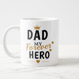 Caneca De Café Grande Presente com Nome Personalizado para o Pai