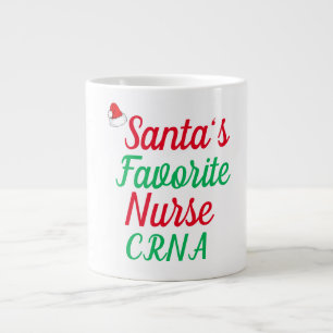 Caneca De Café Grande Presente de Agradecimento do Papai Noel da Enferme