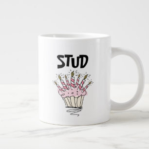 Caneca De Café Grande Presente de Aniversário Stud Muffin