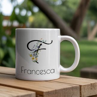 Caneca De Café Grande Presente de aposentadoria monograma do empregador 