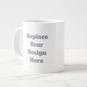 Caneca De Café Grande Presente de Casamento Personalizado – Crie o Seu P