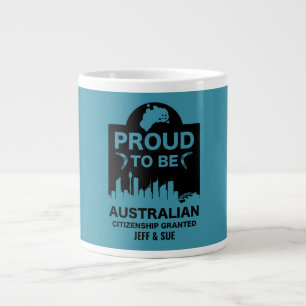 Caneca De Café Grande Presente de cidadania australiana