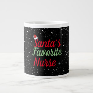 Caneca De Café Grande Presente de Natal de Apreciação da Enfermeira Mamã