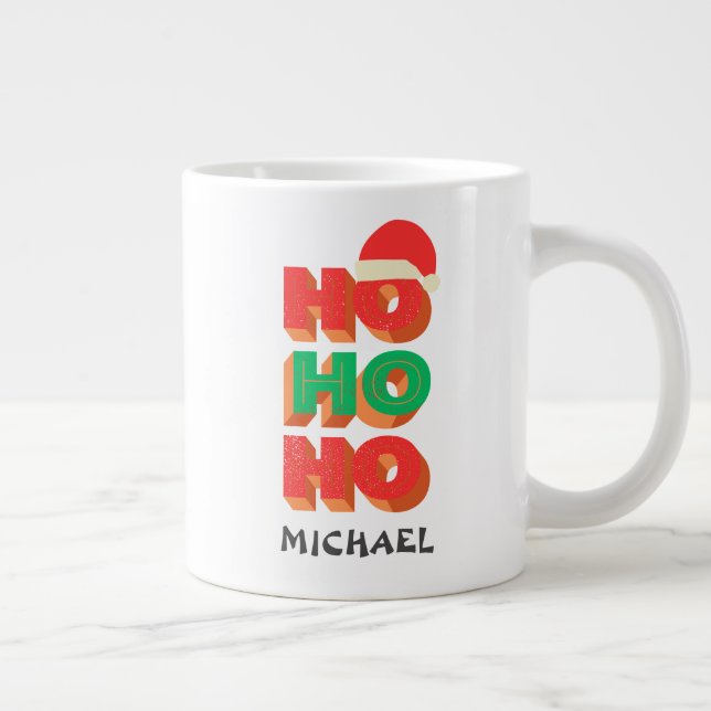 Caneca De Café Grande presente de natal para pai/marido, nome personaliz (Direita)