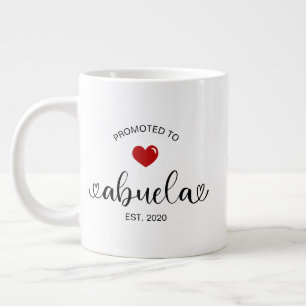 Caneca De Café Grande Presente de Nova Avó Estabelecida Abuela