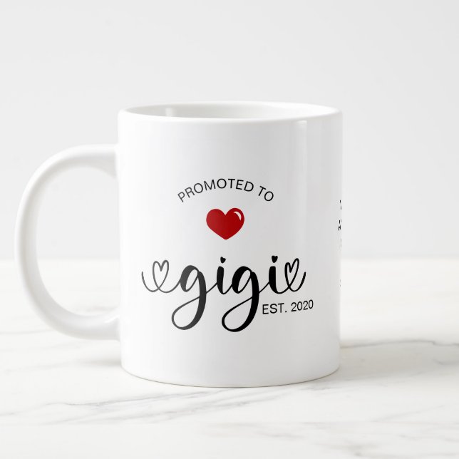Caneca De Café Grande Presente de Nova Avó Gigi (Esquerda)