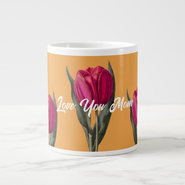 Caneca De Café Grande Presente Desenhado Ama a Mãe (Frente)