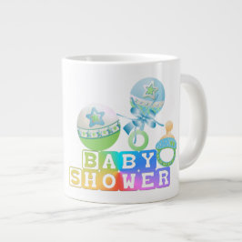 Caneca De Café Grande Presente do chá de fraldas - Jumbo Mug
