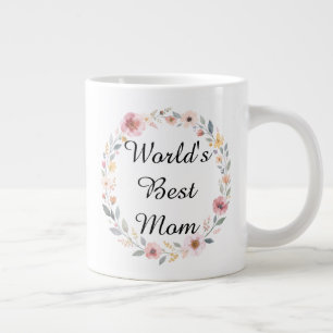 Caneca De Café Grande Presente do Dia das Mães: "Melhor Mãe do Mundo"