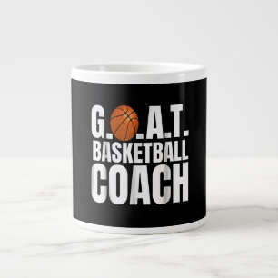 Caneca De Café Grande Presente do treinador de basquete de Goat