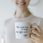 Caneca De Café Grande Presente engraçado de colaborador Humor Trendy<br><div class="desc">Engraçado Humor Trendy Coworker,  caneca com tipografia moderna</div>