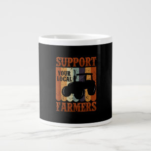 Caneca De Café Grande Presente Engraçado de Fazenda de galinha para a a
