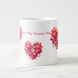 Caneca De Café Grande Presente engraçado do Dia dos Namorados para casal