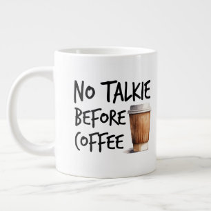 Caneca De Café Grande Presente engraçado para amantes de café sem conver