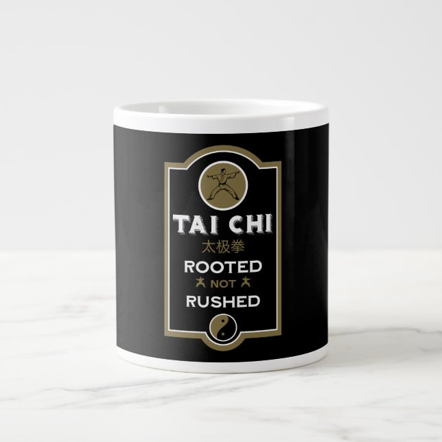 Caneca De Café Grande Presente para Praticante de Tai Chi (Frente)