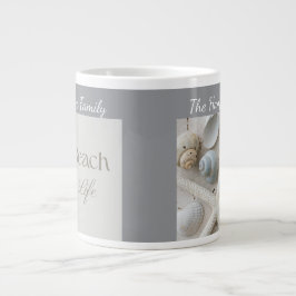 Caneca De Café Grande Presente Personalizado de Conchas Marinhas para Ca