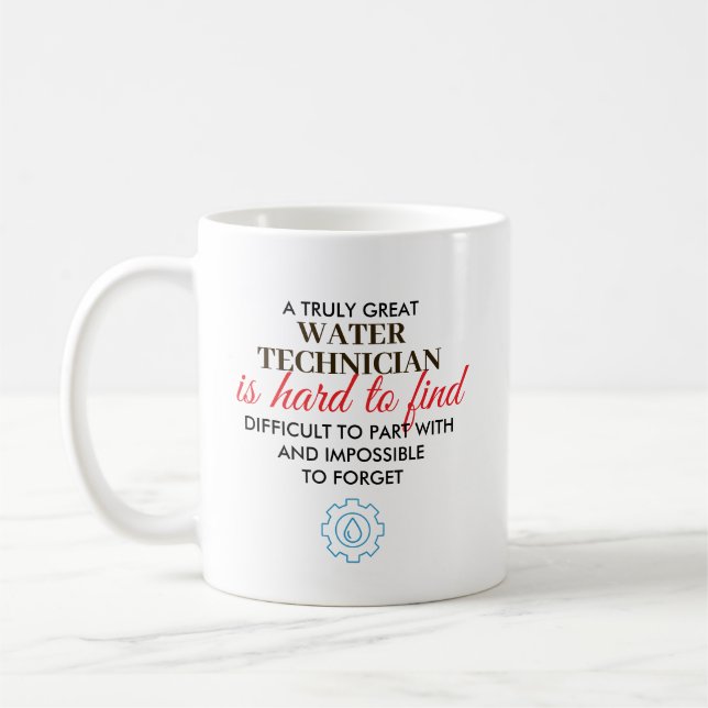 Caneca De Café Grande Presente Personalizado de Nome para Técnico (Esquerda)