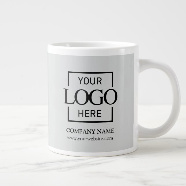 Caneca De Café Grande Presente Personalizado para Funcionários com Logot (Direita)