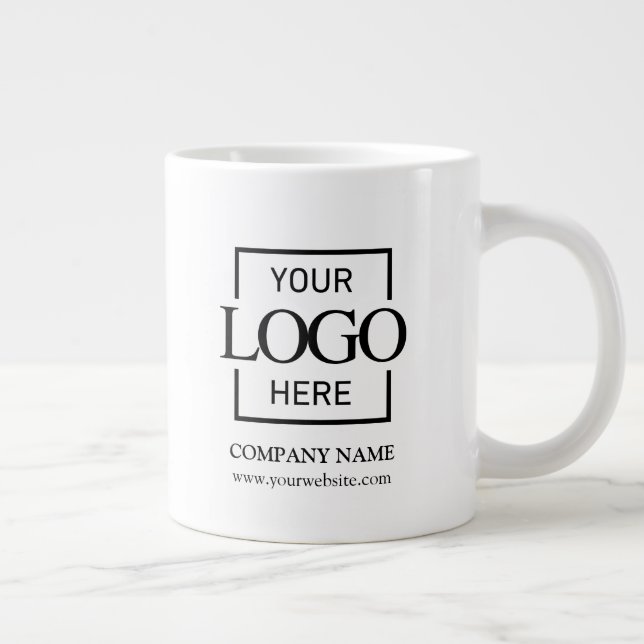 Caneca De Café Grande Presente Personalizado para Funcionários com Logot (Direita)