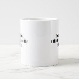Caneca De Café Grande presente único e perfeito para a mãe!