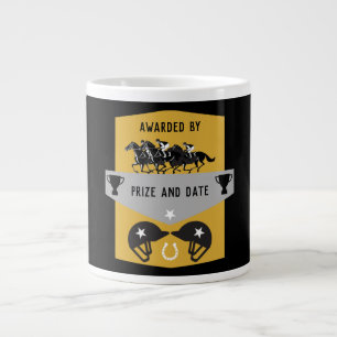 Caneca De Café Grande Presentes de Eventos de Montaria a Cavalo Pátio do