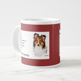 Caneca De Café Grande Presentes Shetland Sheepdog Sheltie Lovers