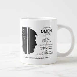 Caneca De Café Grande Presságio Americano