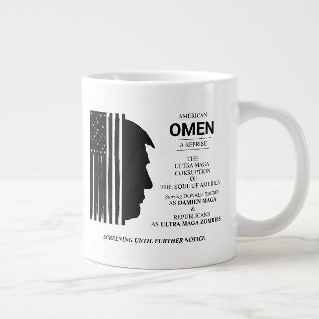 Caneca De Café Grande Presságio Americano (Direita)