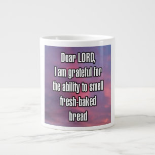 Caneca De Café Grande Prezado SENHOR, sou grato pela capacidade de... Ca