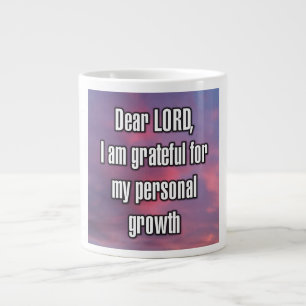 Caneca De Café Grande Prezado SENHOR, sou grato pelo meu... Mug