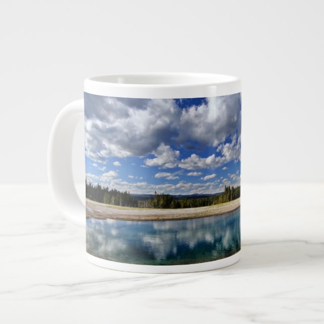 Caneca De Café Grande Primavera (Frente Esquerda)