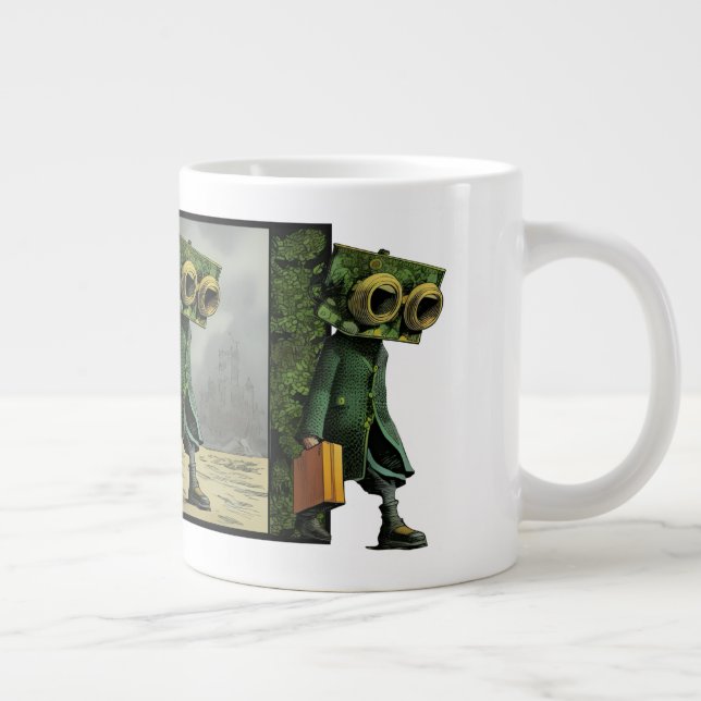 Caneca De Café Grande Procurando terreno melhor (Direita)