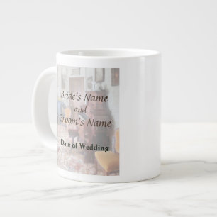 Caneca De Café Grande Produtos de casamento com órgão em sala de estar v