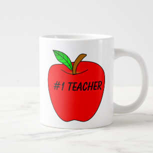 Caneca De Café Grande Professor Personalizado #1 Mug