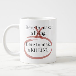 Caneca De Café Grande Pronto para personalizar o Coffee Mug 20ox