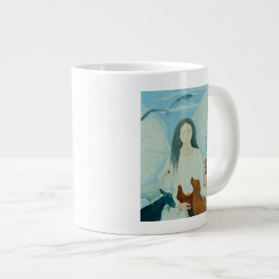 Caneca De Café Grande Protegendo Angel 2012