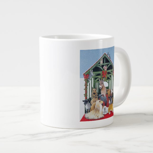 Caneca De Café Grande Protegido (Frente Esquerda)