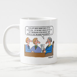 Caneca De Café Grande Protesto do Advogado do Estado de Direito Funny