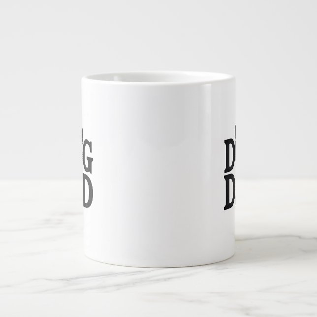 Caneca De Café Grande Proud Dog Dad Apparel & Accessories (Frente)
