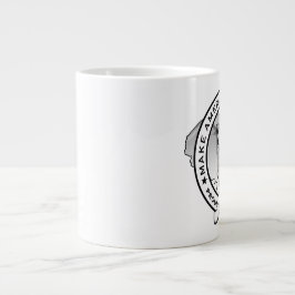 Caneca De Café Grande "PROUD & INFORMED" 20oz