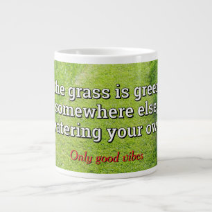 Caneca De Café Grande Provérbios ingleses sobre negócios próprios